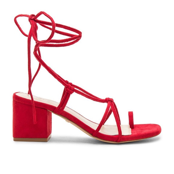 Stone Cold Fox X Raye the label Bellisima Heel Red - Picture 1 of 7